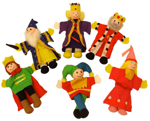 Bigjigs Toys Królewski Zestaw - Pacynki