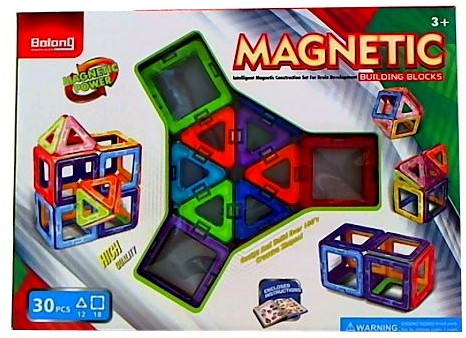 Mega Creative Klocki magnetyczne - 30 elementów. 340196