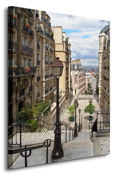 Nice wall Paris Montmartre - Obraz na płótnie CS0129