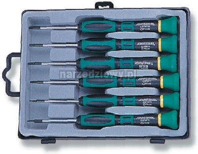Jonnesway (R) Komplet 6 szt. wkrętaków precyzyjnych torx D3750T06S