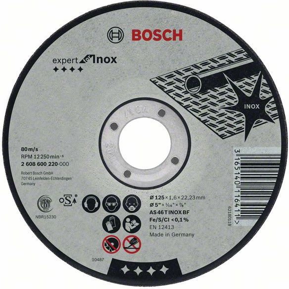 Bosch tarcza tnąca prosta Expert for Inox AS 46 T INOX BF, 150 mm, 1,6 mm 260860
