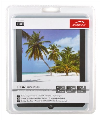 Speedlink TOPAZ guma pokrowiec na tablet do Apple iPad 2/3 (idealne dopasowanie i zabezpieczenie dla się do wykorzystania przez dzieci) 4027301071252