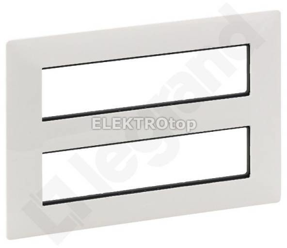 Legrand 752146VALENA LIFE UCHWYT MONTAŻOWY Z RAMKĄ 4 x 2 MODUŁY BIAŁY