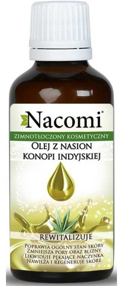 Nacomi olej z konopi indyjskiej ECO 30ml ciemna butelka