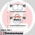ZIMMERMANN Klocki hamulcowe - komplet 24912.185.1
