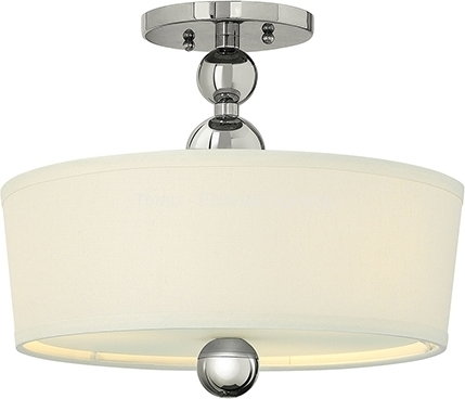 Elstead Lighting Lampa sufitowa plafon ZELDA kol. POLEROWANY Nikiel (HK/ZELDA/SF PN) - Hinkley -