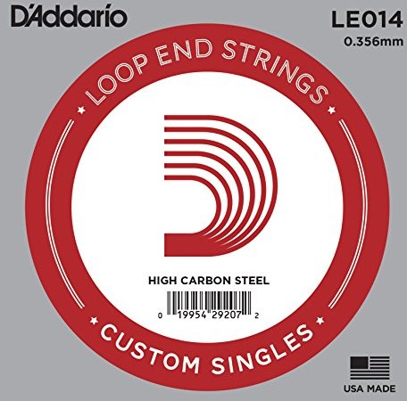 D'Addario Plain Loop End Single Strings LE014