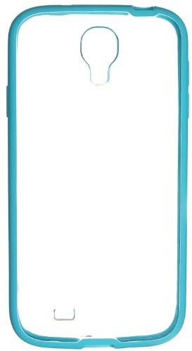 Samsung Pro-Tec Window Hard Shell pokrowiec Case Cover do Galaxy S4 przezroczysty z kolorowym obramowaniem, turkusowy