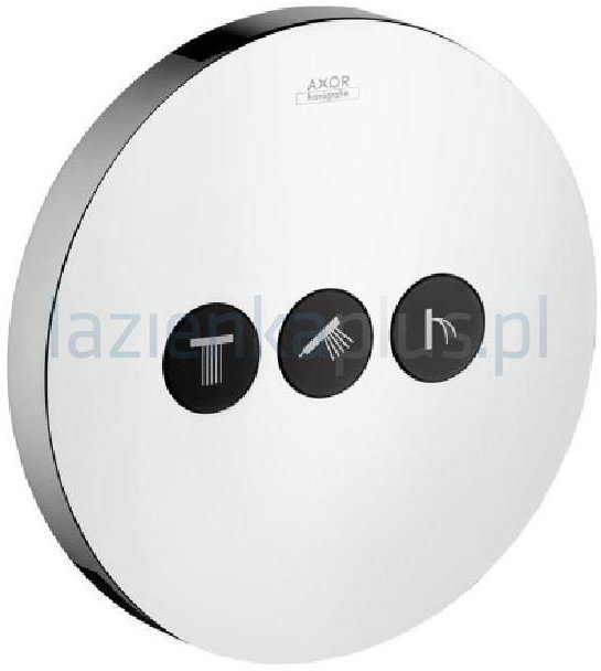 Hansgrohe ShowerSelect Round zawór odcinający do 3 odbiorników 36727000