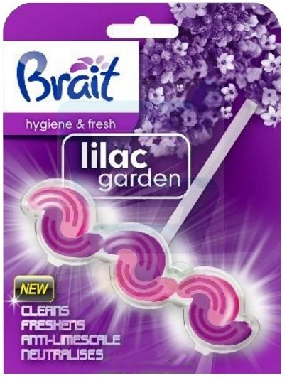 Brait Hygiene & Fresh Kostka do WC w koszyku Lilac Garden 45 g