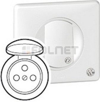Legrand plakietka gniazd 2P/2P+Z antybakteryjna - Celiane 067744