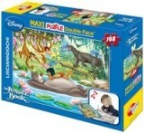 Quercetti Puzzle dwustronne maxi księga dżungli 108