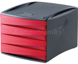 Fellowes Organizer z szufladkam Green2desk czerwony