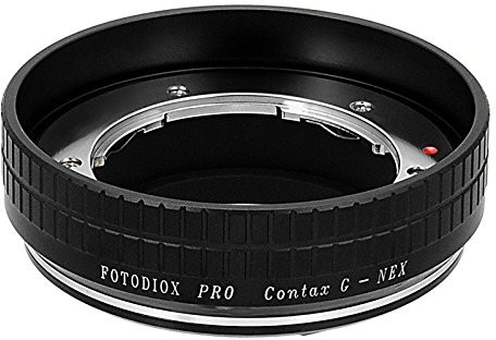 Fotodiox Pro Lens Mount Adapter w/Focus Dial, Contax G Lens to Sony NEX E-Mount Mirrorless camera e.g. Sony Alpha a7 i NEX-5 Ctx (G)-NEX-P