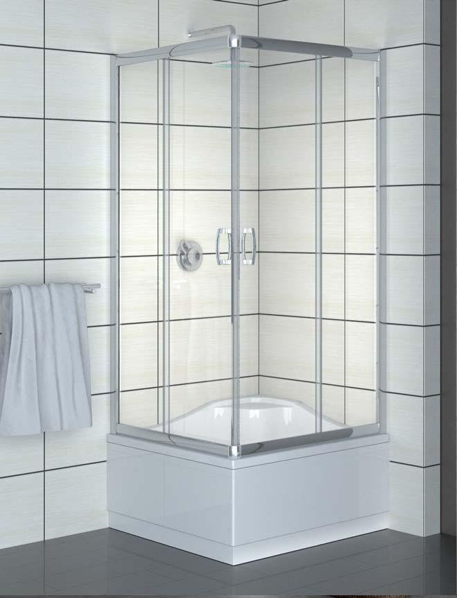 Radaway Premium Plus C 90x90 szkło przejrzyste 30451-01-01N