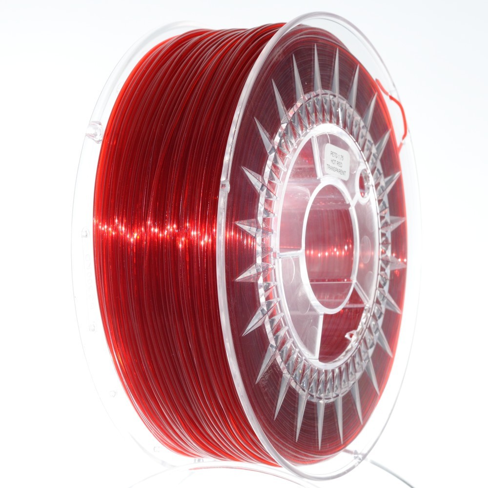 Devil Design Filament PET-G Rubinowy transparentny 1,75 mm 1 kg