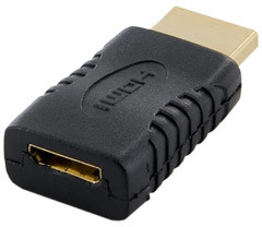 4World Adapter HDMI [M] > mini HDMI typ C [F], czarny 08724