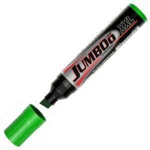 Kamet Marker permanentny JUMBOO XXL zielony (końcówka ścięta 2-12 mm)