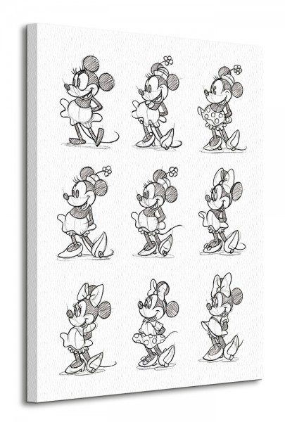 Zdjęcia - Obraz Multi Minnie Mouse Sketched -  -  na płótnie 