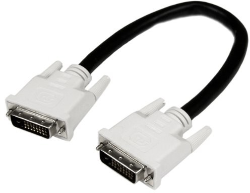 StarTech DVI-D Dual Link 1 m kabla (wtyczka/wtyczka) DVI 24 + 1 Pin kabel do monitora Dual Link kabel przyłączeniowy DVI z rdzeniem ferrytowym DVIDDMM1M