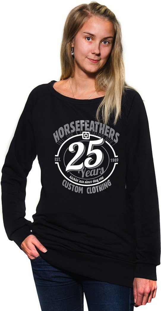 Horsefeathers bluza damska 25HF WOMENS CREW SWEATSHIRT (black)