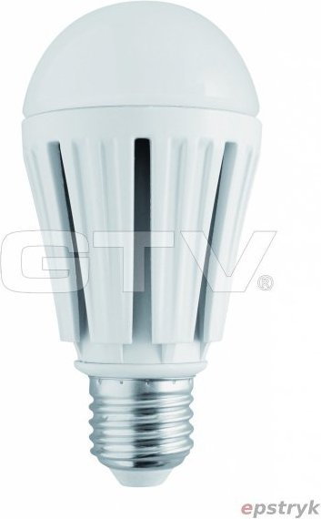GTV ŻARÓWKA LED, A60, CIEPŁY BIAŁY, E27, 15W; KORPUS ALUMINIUM (LD-PC3A60-15W)