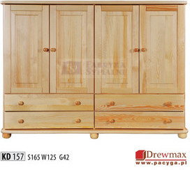 Drewmax Komoda sosnowa typ KD 157