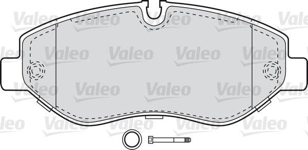 VALEO klocki hamulcowe 598882 598882