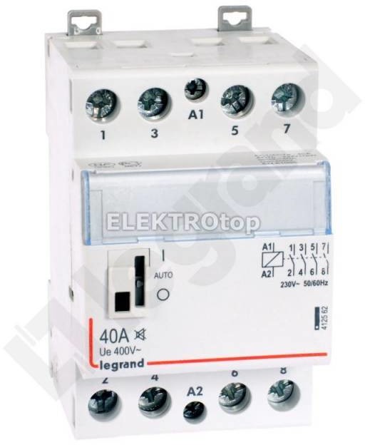 Legrand STYCZNIK MODUŁOWY SM 340 40A 230V 4NO CICHY 412562