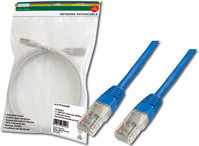 Digitus Patch cord kat.5e Kabel UTP CU, AWG 26/7, niebieski 5m