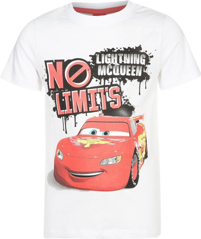 Disney/Pixar Cars Tshirt z nadrukiem bright white 74455