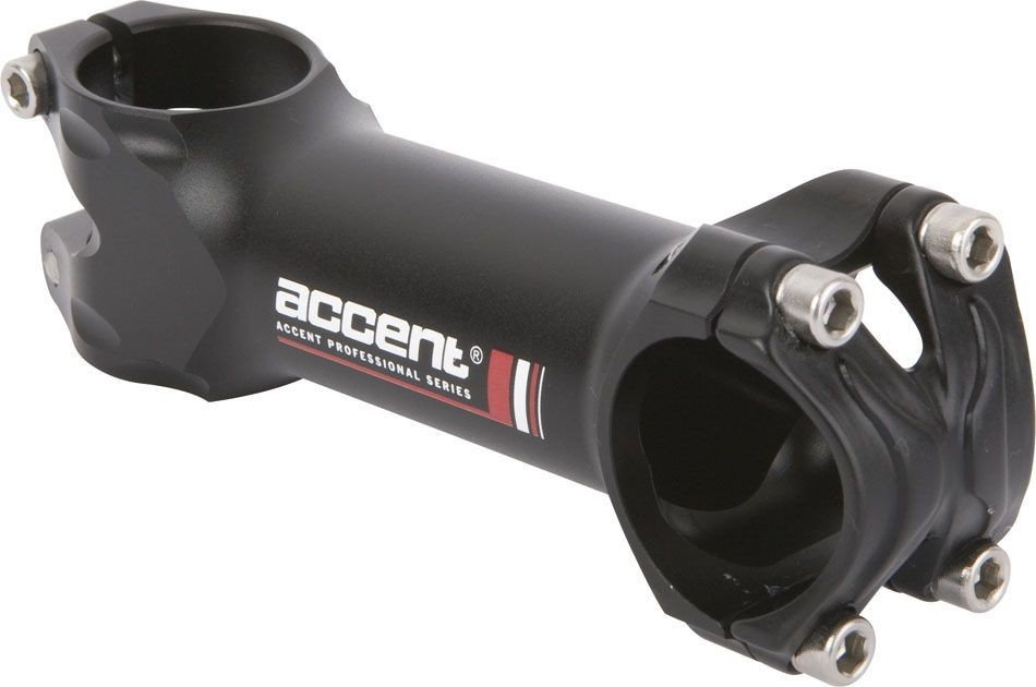 Accent Wspornik kierownicy AIRPLANE 1-1/8, 31,8mm, 5 stopni, 90mm czarny 307646