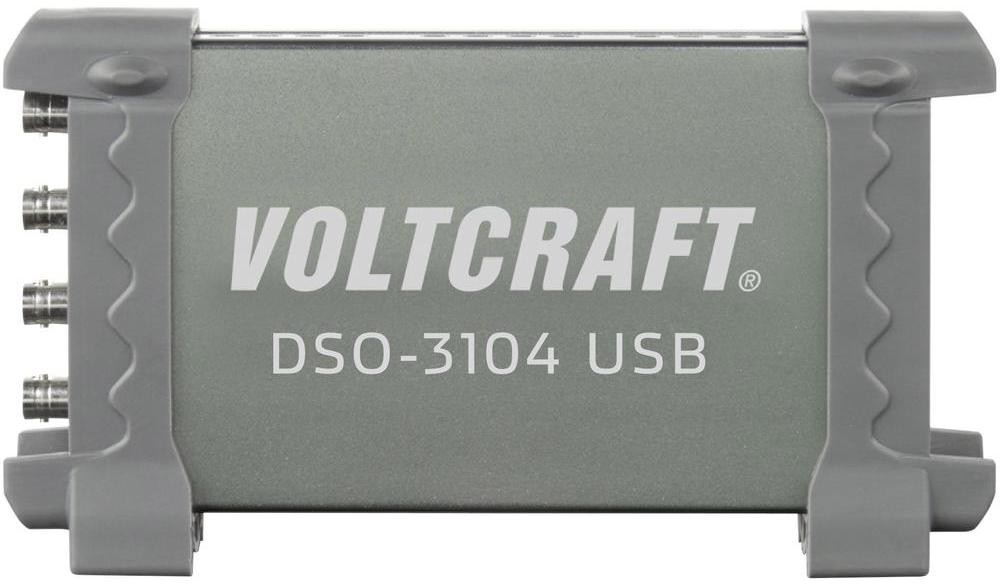 VOLTCRAFT Oscyloskop komputerowy USB DSO-3104 100 MHz 4-kanałowy 250 MSa/s 16 kpts 8 Bit