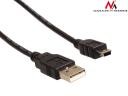 Zdjęcia - Kabel Maclean  USB 2.0  MCTC-749 USB A (M) - Mini USB B (M) czarny, 3m 