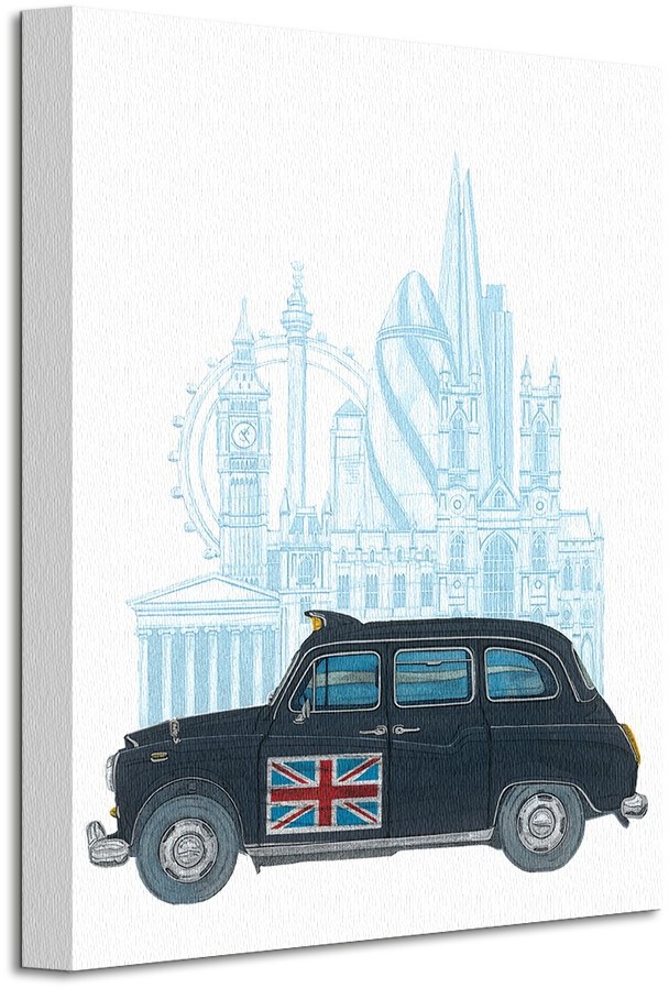 Pyramid Posters London Taxi - Obraz na płótnie WDC92573