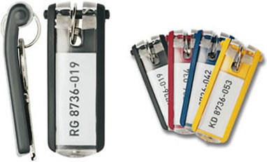 Durable ZAWIESZKI NA KLUCZE CZERWONY 6SZT 1957-03