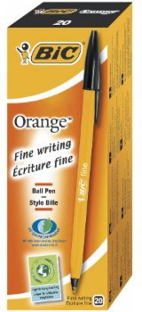 Bic Długopisy ORANGE CZARNY PUDEŁKO 20