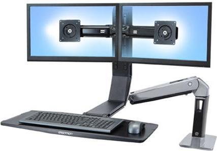 Ergotron WorkFit-A II Dual - Uchwyt na 2 monitory do 22 24-312-026