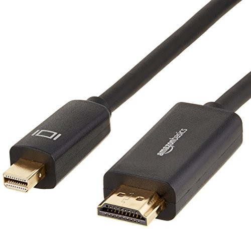 AmazonBasics kabel Mini DisplayPort na HDMI, 1,8 m (AZDPHD06)