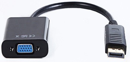 Gembird Kabel DisplayPort D-Sub 0.15m Czarny A-DPM-VGAF-02