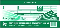 Typograf Druk PZ 1/3 A4 6-pozycyjne 1100 TP034