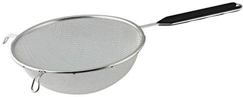 Fackelmann 42372, z sitkiem 20 cm, ocynowany uchwytu, czarny 42372