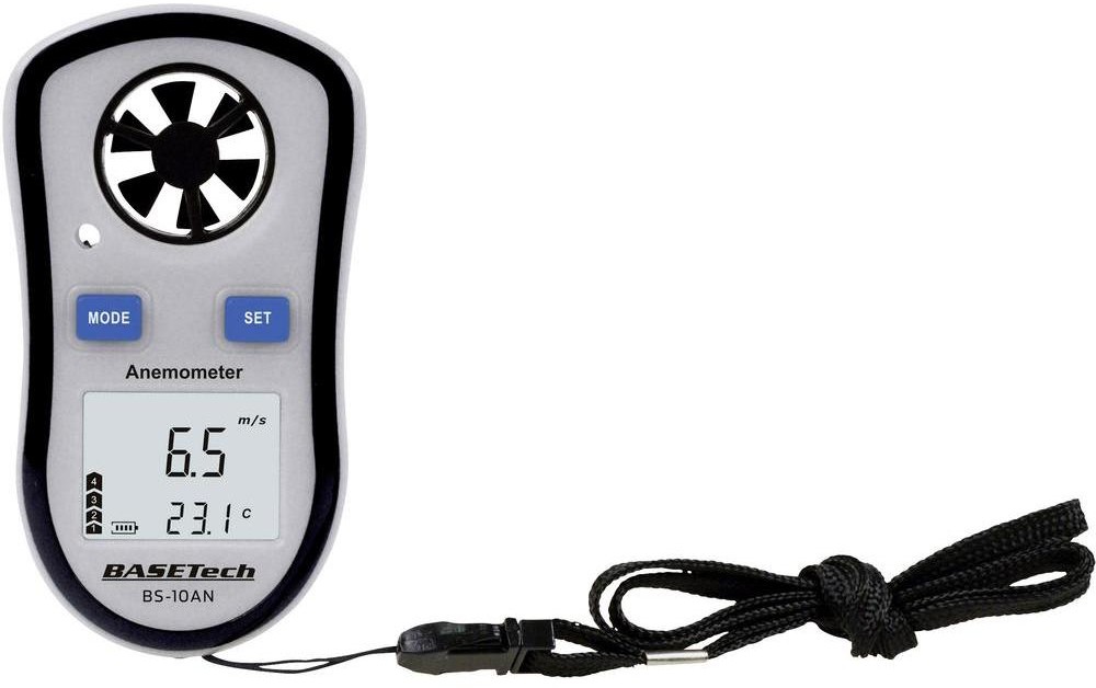 Basetech Anemometr BS-10AN 0.1 do 30 m/s