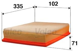 Valeo filtr powietrza panelowy 585049 - Bezpłatny zwrot do 30 dni, największy wybór produktów. 585049