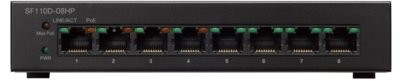 Linksys SF110D-08HP-EU 8x10/100 PoE Desktop Switch SF110D-08HP-EU