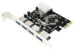 LogiLink Karta PCI-Express 4xUSB3.0