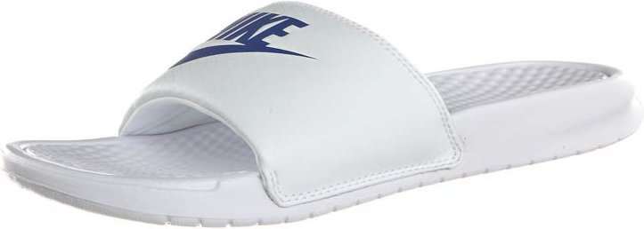 Nike Sportswear BENASSI Klapki whire/varsity royalwhite 343880