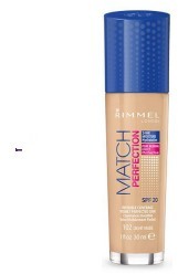 Rimmel Match Perfection Foundation SPF20 podkład w płynie 102 Light Nude 30ml