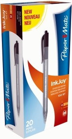 Paper Mate Długopis automatyczny INKJOY 100 RT M czarny PM042-2