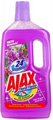Ajax Floral Fiesta płyn inwersalny do wszystkich powierzchni 1L Kwiat Bzu 590027